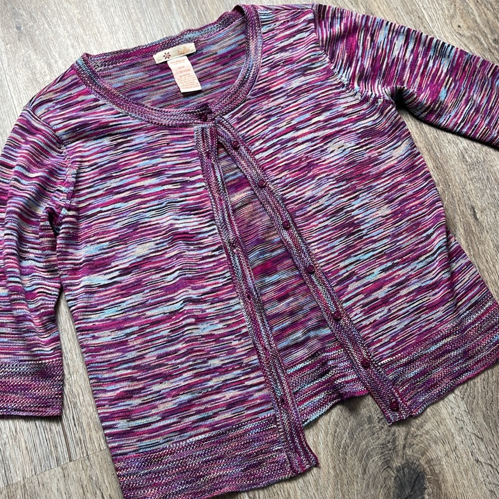 Tulle Multicolor Knit Cardigan